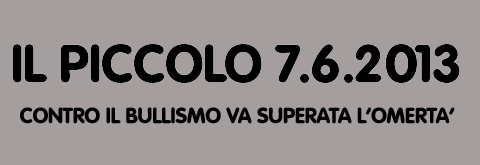Contro il bullismo va superata l'omertà