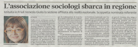 pubblicato su Il Piccolo del 31.01.2014